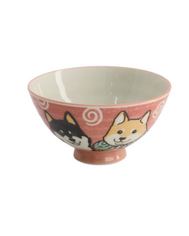 Bol à riz - Shiba Dog - Pink - Tokyo Design - 350 ml - 20984