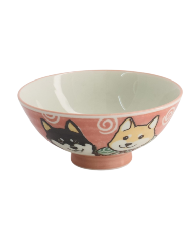 Bol à riz - Shiba Dog - Pink - Tokyo Design - 500 ml -20987