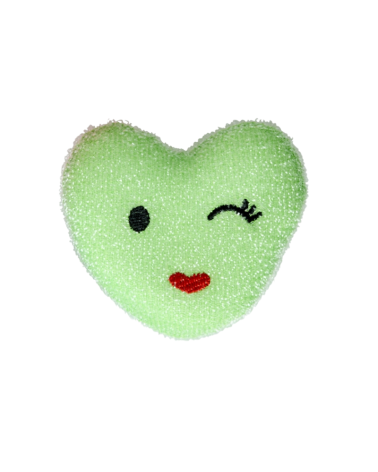 Éponge - Coeur vert - Clin d'oeil - Rice SPONGE-HEAXC