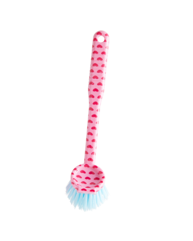 Brosse à nettoyer - roses à petits coeurs - Rice - BRUSH-HEAXC