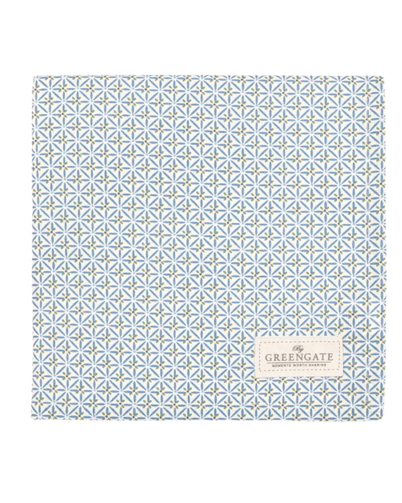 Serviette de table - Greengate - dentelle - Britt pale blue - COTNAPWLBRI2908