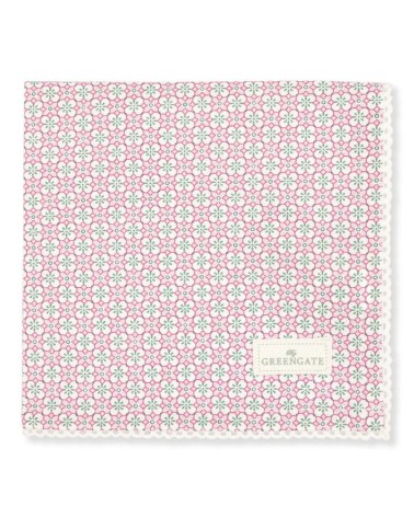 Serviette de table - Greengate - dentelle - Gwen mint - COTNAPWLGWE3408