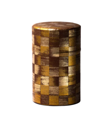 Boîte à Thé japonaise Washi - Shikaku mordoré - Dammann - 100g
