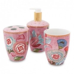 Coffret de 3 accessoires bain - Spring to life - Rose - Pip Studio