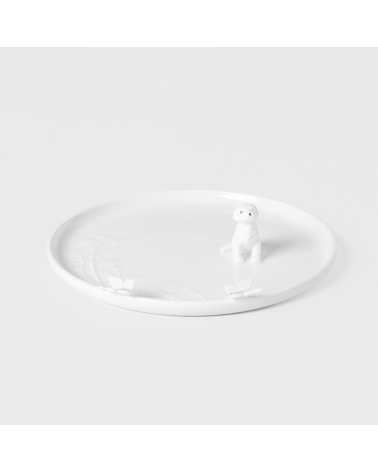 Assiette décor de chien - Dog - Porcelaine - Rader - 17613