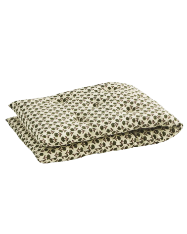 Petit matelas coton - 45 X 125 cm - Beige burgundy - Madam Stoltz
