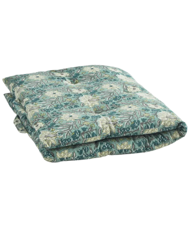 Matelas coton - 60 X 100 cm - Imprimé - Madam Stoltz - pool green