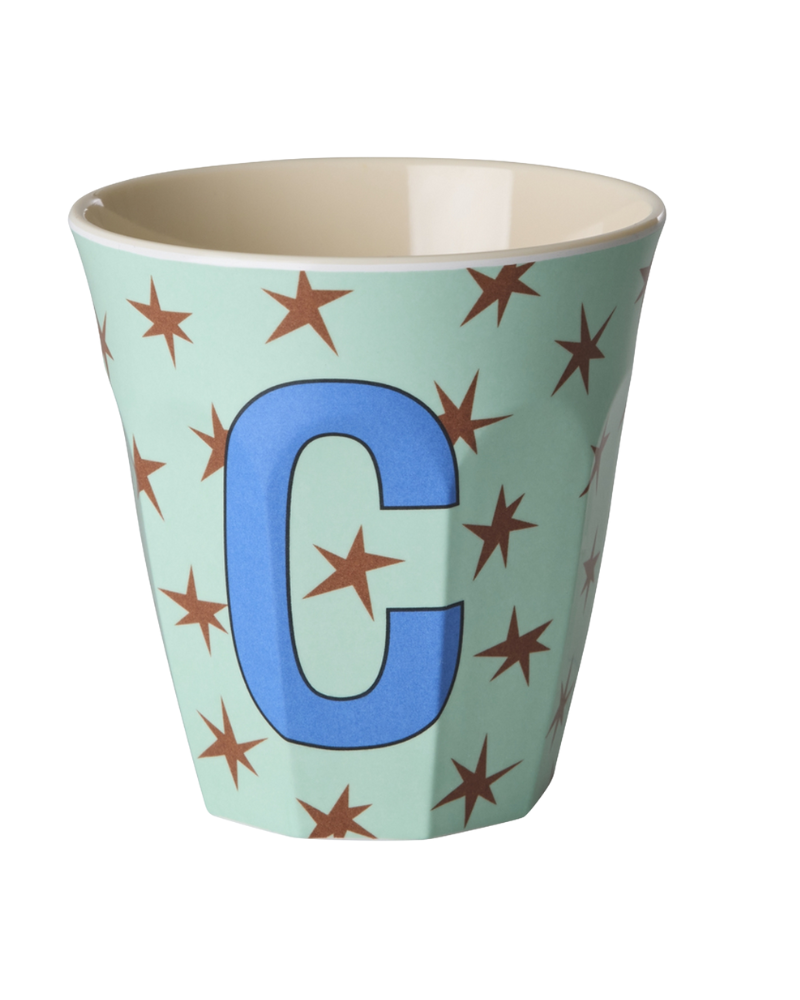 Gobelet Mélamine Pink alphabet Star - C