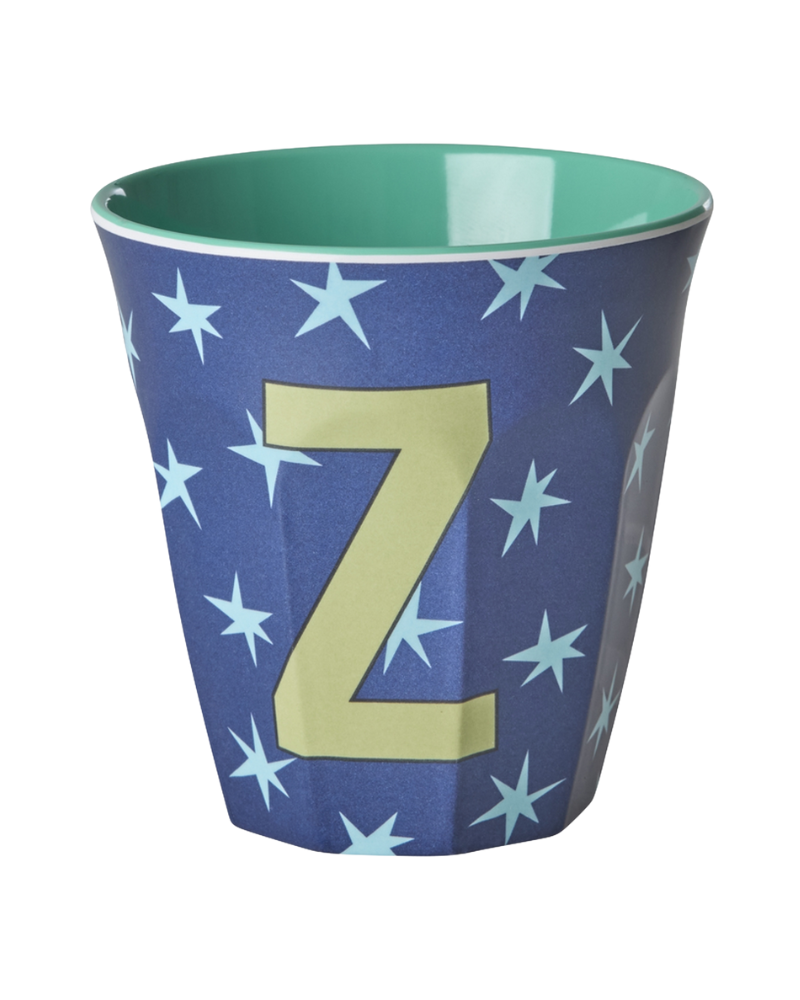 Gobelet Mélamine - Rice - Blue alphabet Star - Z