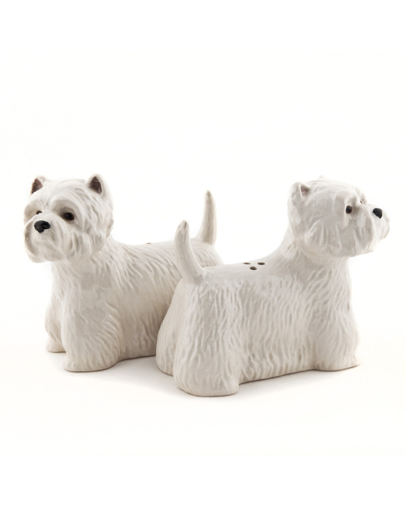 Salière et poivrière - Quail - Chiens Westie