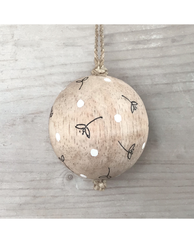 Boule à suspendre - Mistletoe sprigs - Bois - East of India