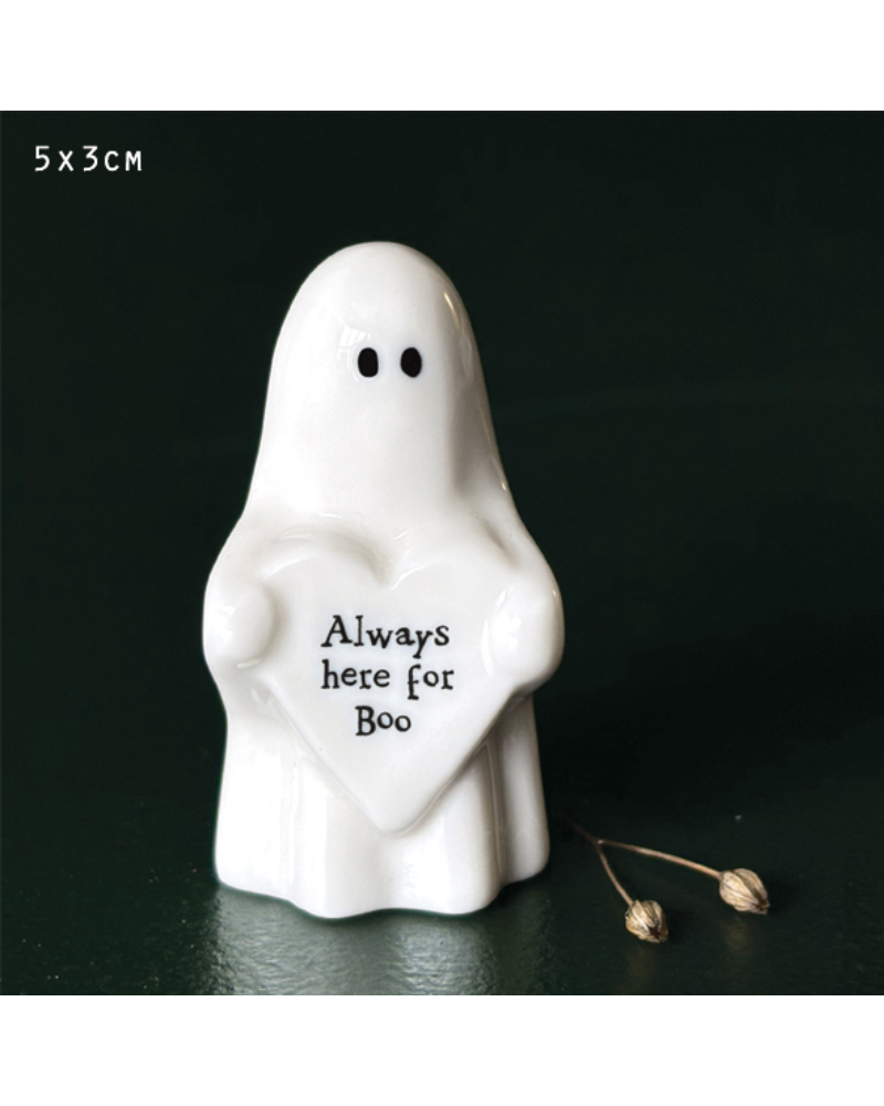 Figurine fantôme en porcelaine - Always here for Boo - East of India