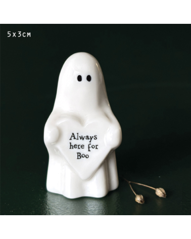 Figurine fantôme en porcelaine - Always here for Boo - East of India