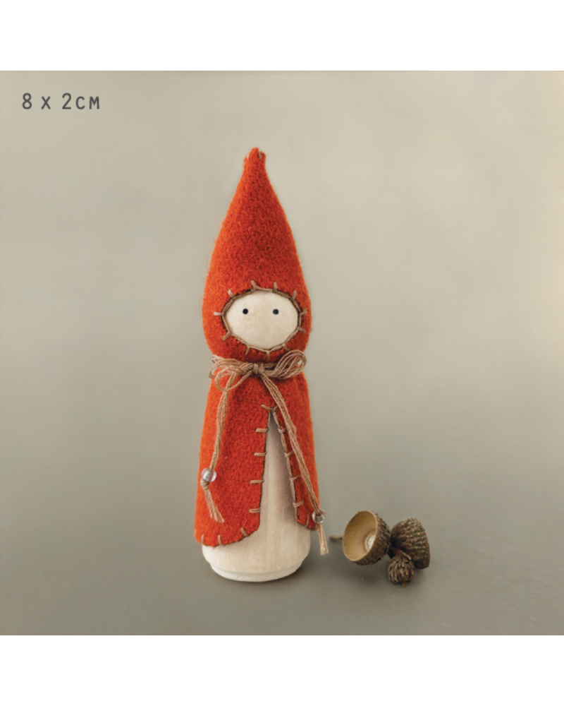 Figurine Woodland folk - Lutin citrouille - East of India - 5435