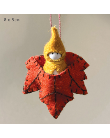 Figurine Woodland leaf - Erable - East of India - Baby Maple