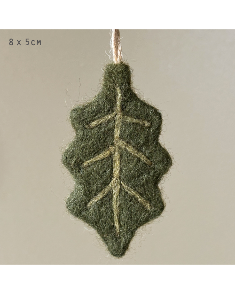 Feuille d'automne à suspendre - Houx - East of India