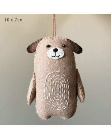 Woodland animal - Chien à suspendre - 10 cm - East of India - 5461