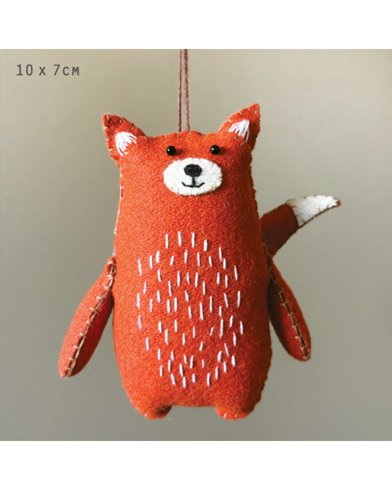 Woodland animal - Renard à suspendre - 10 cm - East of India