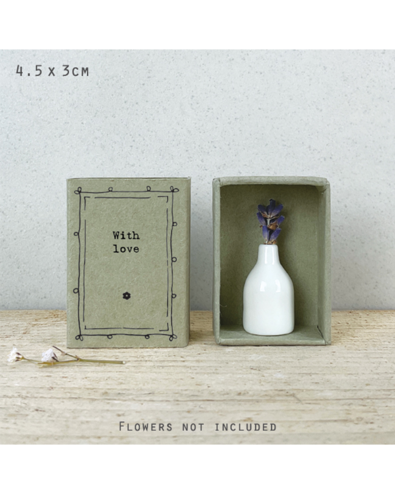 Vase miniature - East of India - With love