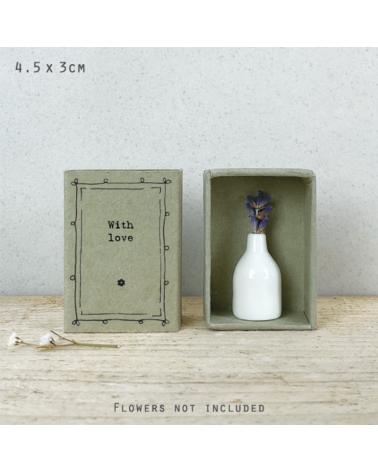 Vase miniature - East of India - With love