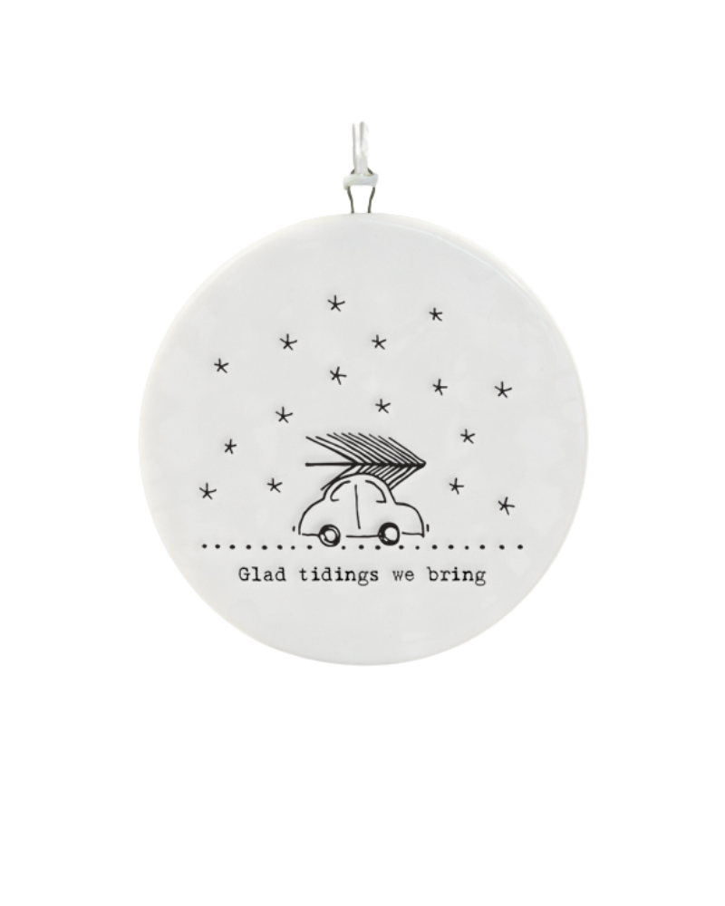 Décoration en porcelaine - Glad tidings - East of India - 6536