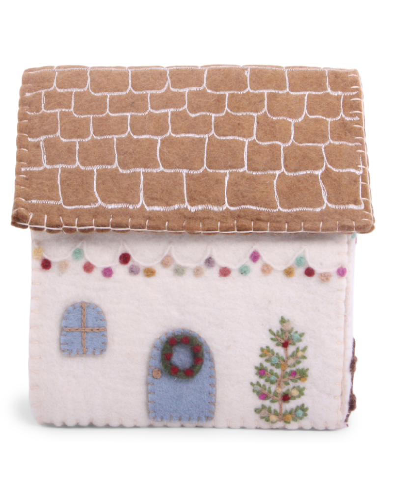 Maison en laine bouillie - 24 cm - Gry and Sif