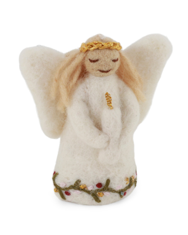 Ange brodé avec livre - 9 cm - Gry and Sif