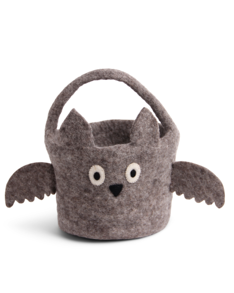 Panier Halloween en laine bouillie - Gry and Sif