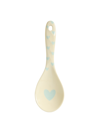 Cuillère à salade Mélamine - Favorite hearts - Dark mint