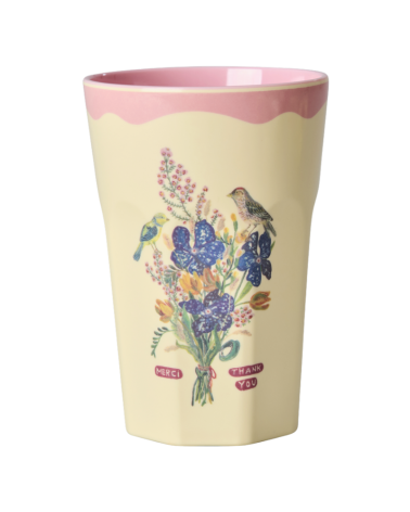 Long Mug Rice Mélamine - Nathalie Lété - Birds - MELCU-2ZLNAT2I