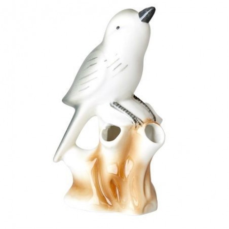 Oiseau décoratif - Rice - porcelaine - chanteur