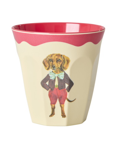 Gobelet Mélamine - Rice - Nathalie Lété - Red Kiss Dog - MELCU-NAT2R