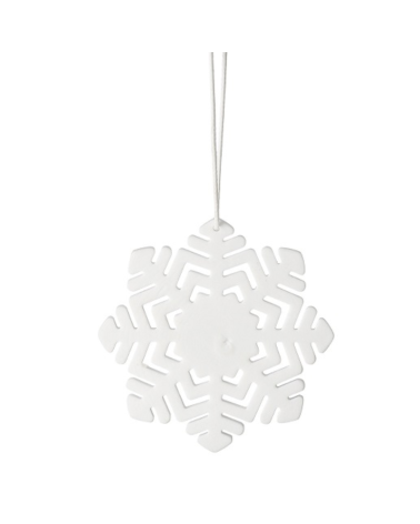 Suspension en porcelaine - Flocon dentelle - Rader