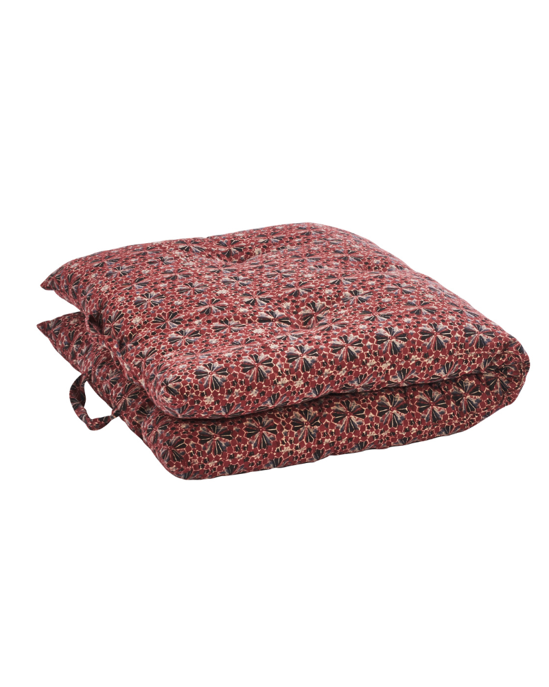 Matelas coton - 60 X 100 cm - Imprimé - Madam Stoltz - Syrah