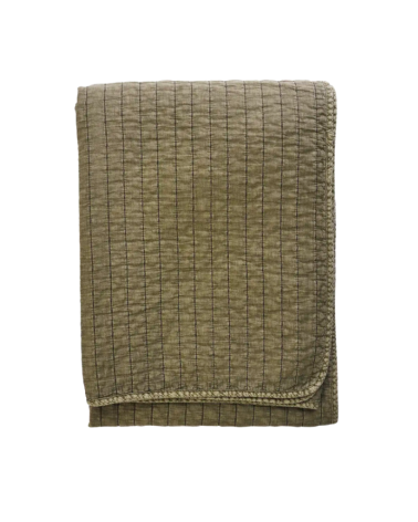 Plaid - kaki dark green - 130 x 180 cm - Madam Stoltz - S19QBC044OC