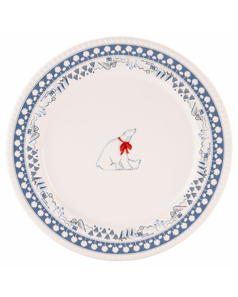 Assiette -  Christmas Polar Bear - Cath Kidston - 26 cm