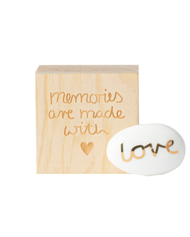 Lucky box - memories are made with love - porcelaine - Rader