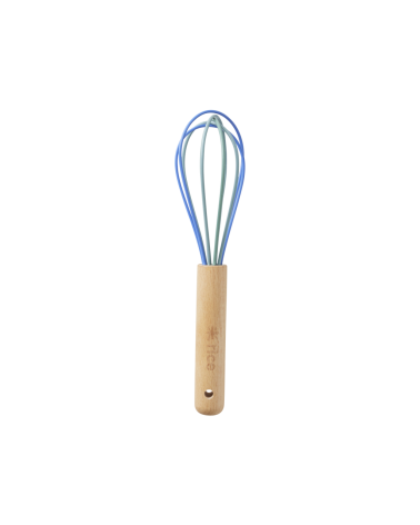 Petit fouet en silicone - Rice - bleu - KIWHI-SPH4XC