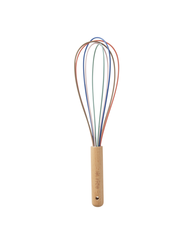Fouet en silicone - Rice - multicolore - KIWHI-PH4