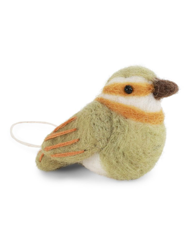 Oiseau Spinus green en laine bouillie - Gry and Sif