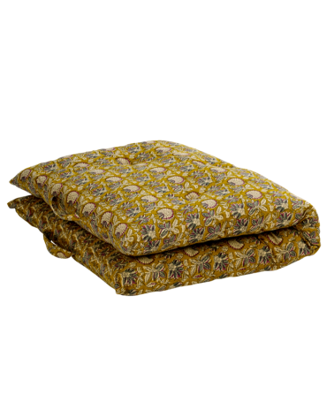 Matelas coton - 60 X 100 cm - Curry - Madam Stoltz - MP-60100-298