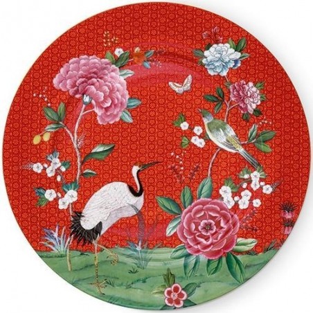 Assiette de présentation - Blushing Birds - Rouge - Pip Studio - 32 cm