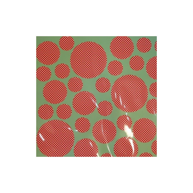 Stickers - Rice - Rouge pois blancs