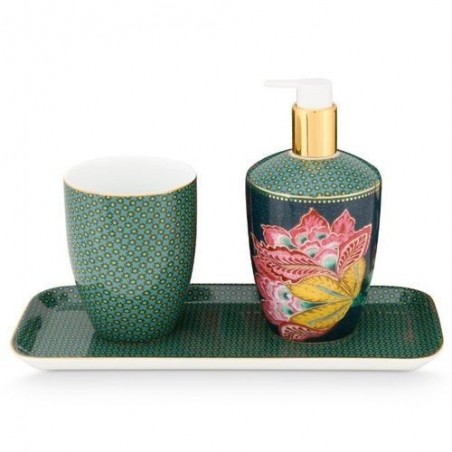 Coffret de 3 accessoires bain - Twinkle Star - Vert - Pip Studio