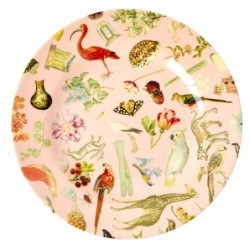 Assiette à dessert - Mélamine - Rice - Joëlle Wehkamp - Pink Art