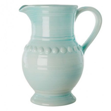Vase monumental en céramique XL - Rice - Ice Blue