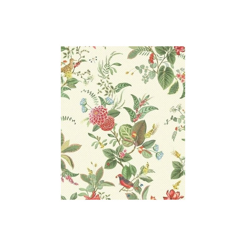 Papier peint Pip Studio - Floris White - ref 300110