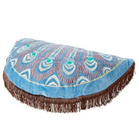 Coussin - Rice - Paon Bleu