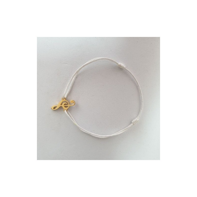 Bracelet Clé de Sol - Blanc - Nusa Dua