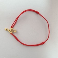Bracelet Clé de Sol - Rouge - Nusa Dua